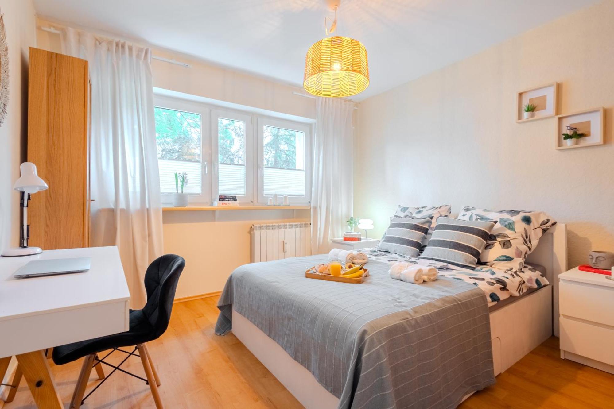 Apartmán Rezydencja Filmowa- Wygodny Apartament 10 Min Od Lotniska I Centrum Varšava Exteriér fotografie